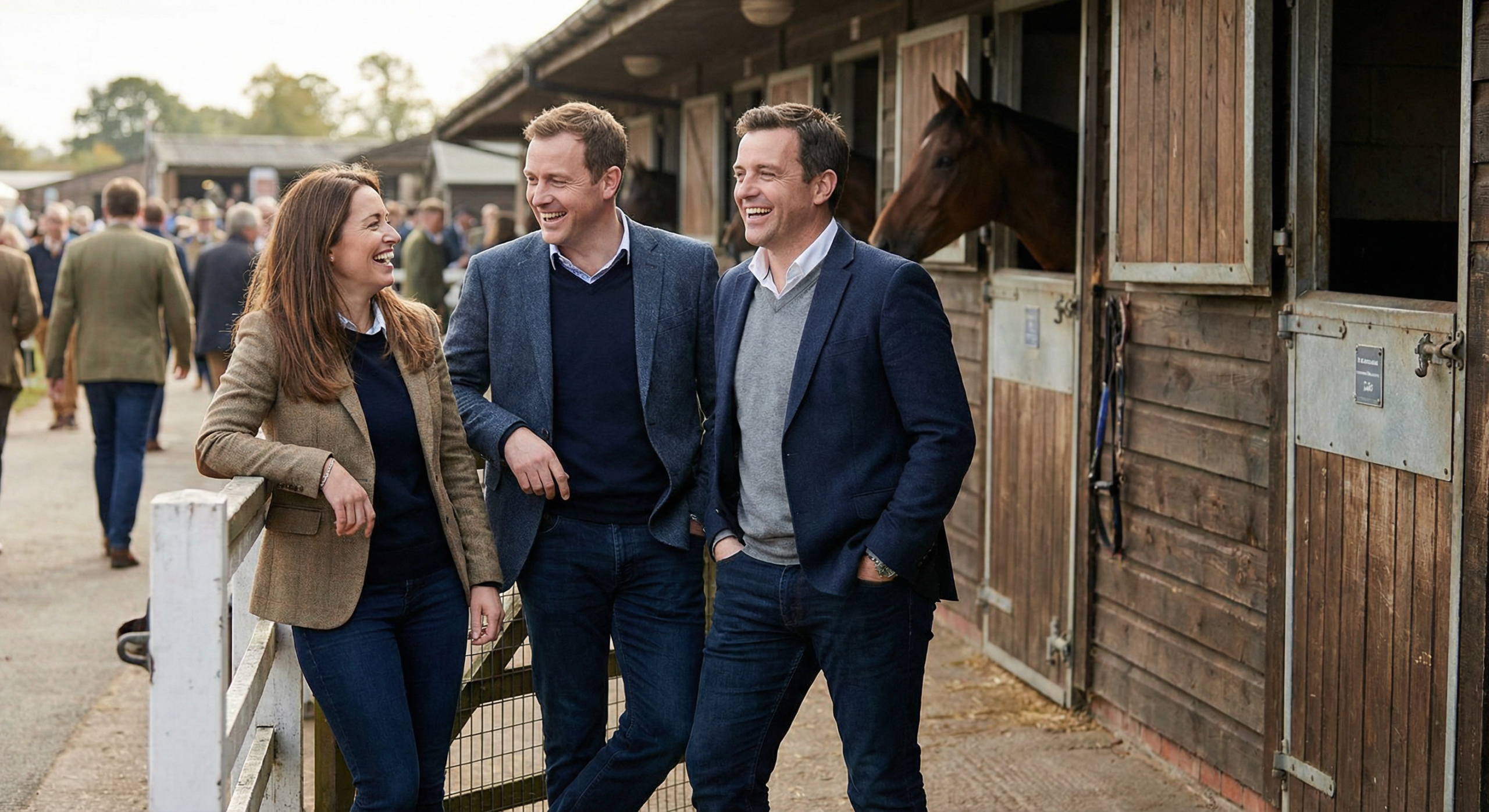 Our team at the track