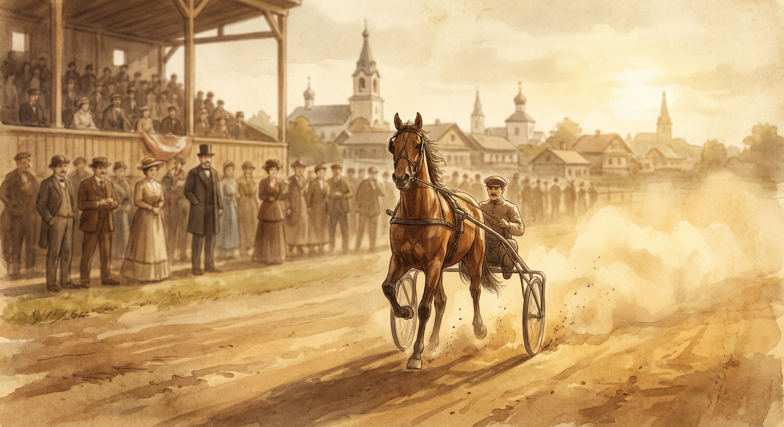 Harness racing at Sombor Serbia