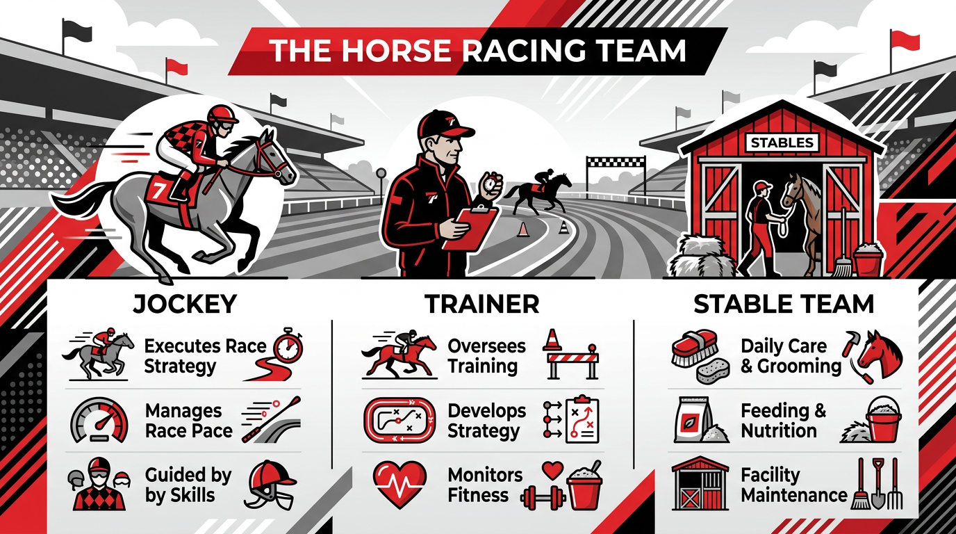 Jockey, Trainer & Team Role Terminology
