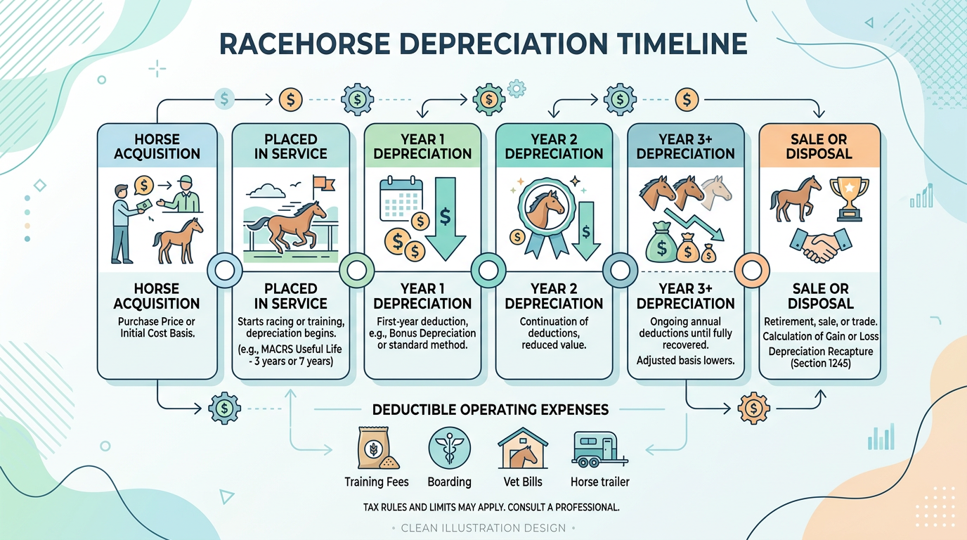 Tax planning timeline for racehorse owners