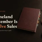 Oxblood yearling sale catalogue and bidder's paddle on dark oak, headline Keeneland September Is Twelve Sales