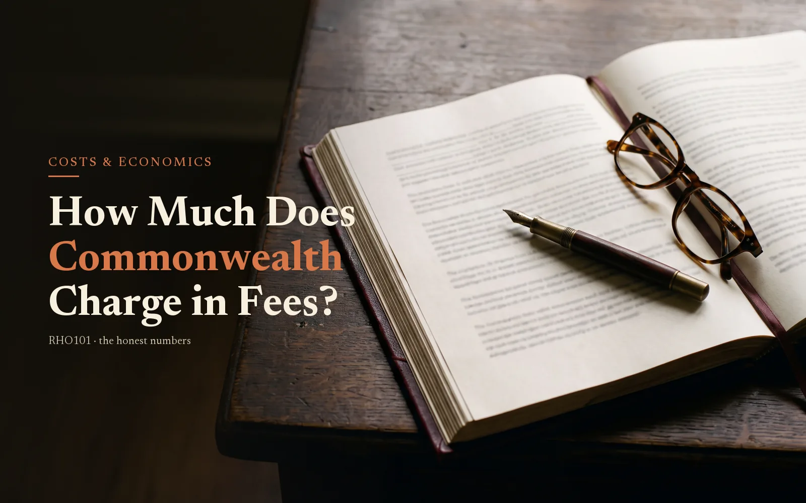 How Much Does Commonwealth Charge in Fees? What the SEC Filing Discloses