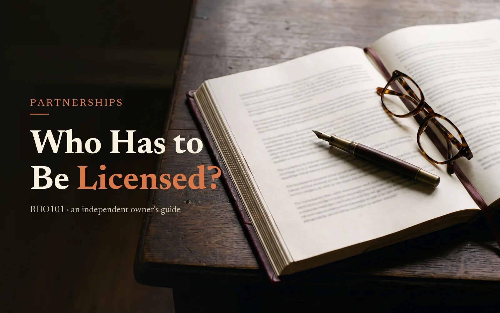 Who in a Racing Partnership Has to Be Licensed? Every Partner, 5%, or 3%
